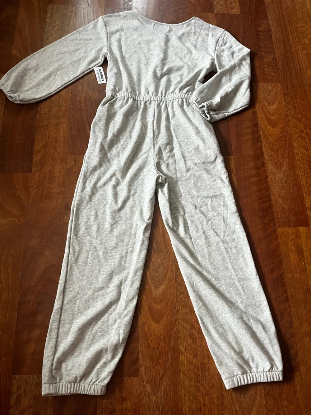 New Old Navy Heather Gray Button-Front Romper